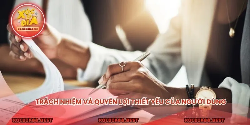 Trách nhiệm và quyền lợi thiết yếu của người dùng