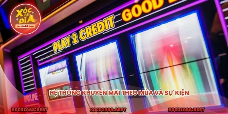 Hệ thống khuyến mãi theo mùa và sự kiện
