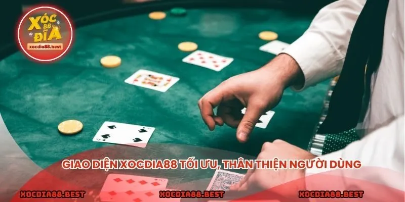 Giao diện Xocdia88 tối ưu, thân thiện người dùng